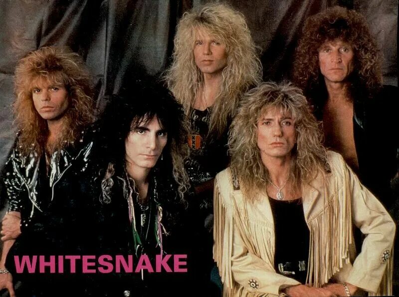 Группа Whitesnake молодые. Whitesnake David Coverdale группа. Дэвид Ковердейл 1987. Рок песни 90 зарубежные