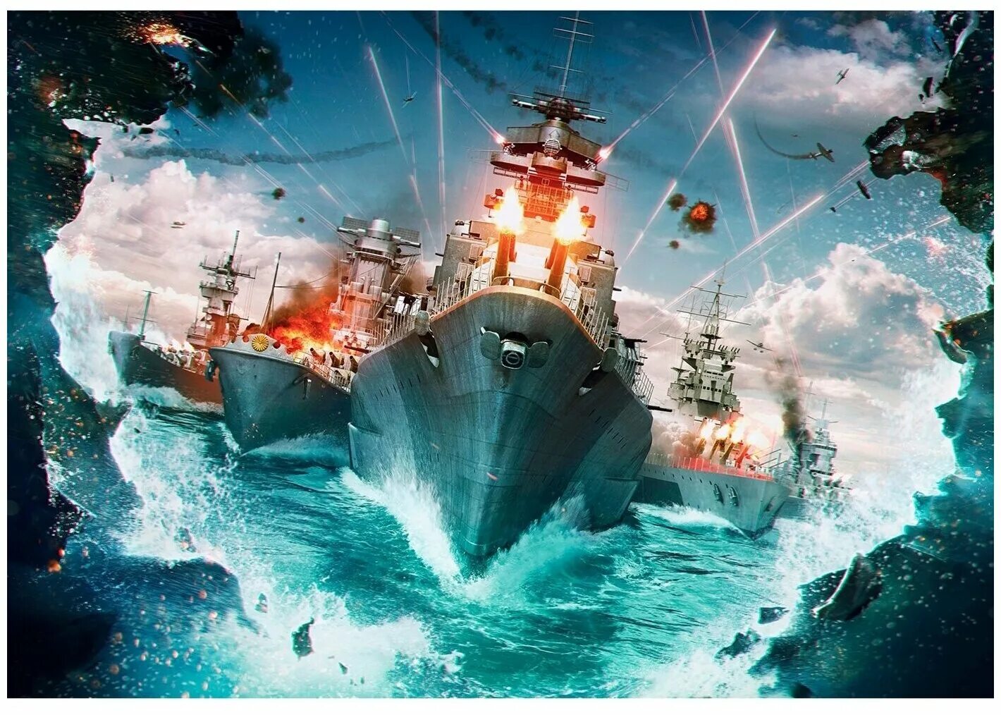 Battleship Battleship, Natural landmarks, Landmarks