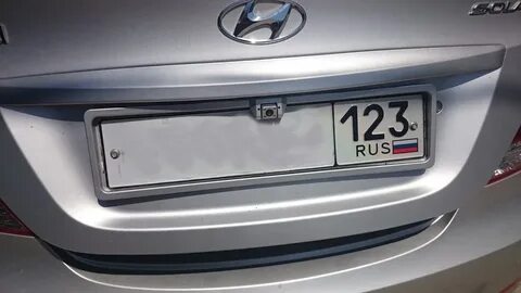Камера на хендай солярис