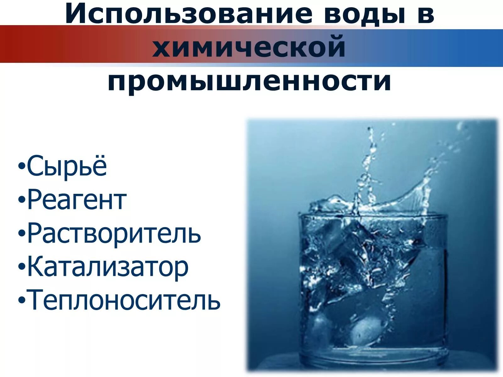 Являются использование воды в. Вода в химической промышленности. Роль воды в промышленности. Вода в химическом производстве. Роль воды в химическом производстве.