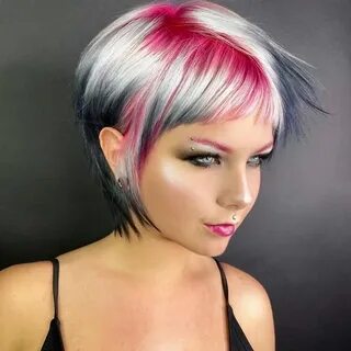 двойное окрашивание на короткие волосы