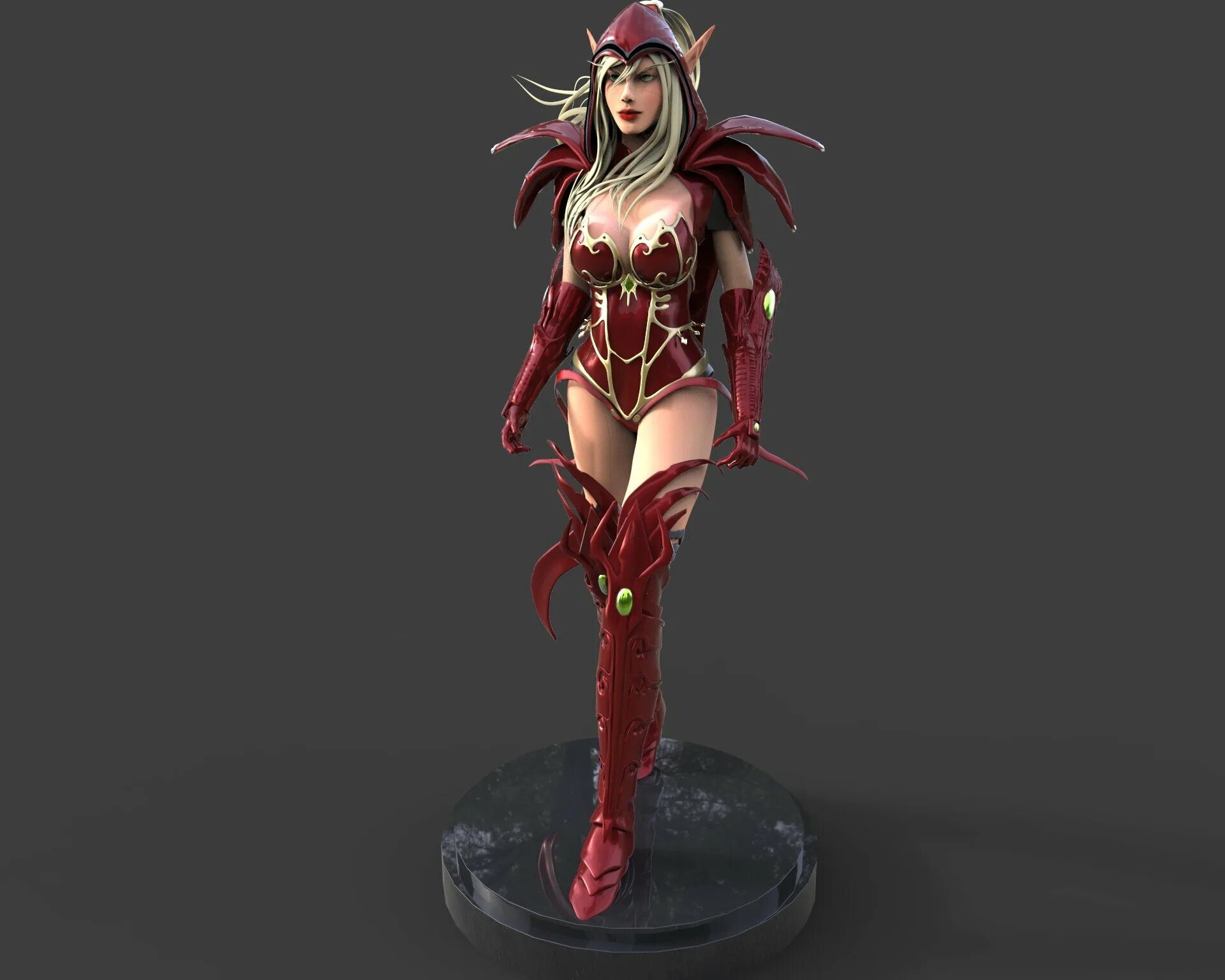 Сангвинар. Валира Сангвинар. Валира варкрафт. Warcraft Valeera 3d model. Валира Сангвинар 3д.