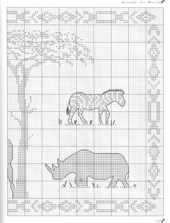 Схема носорога. Носорог схема вышивки. Вышивка крестом носорог схема. Вышивка крестом африканские мотивы. Схема вышивки крестом Саванна.
