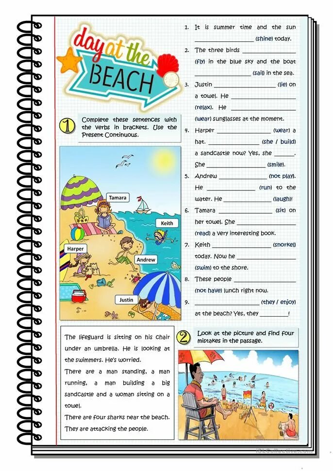 Text about holidays. Лето Worksheets. Beach Vocabulary на английском. Английский задания на тему пляж. Слова на тему пляж на английском.