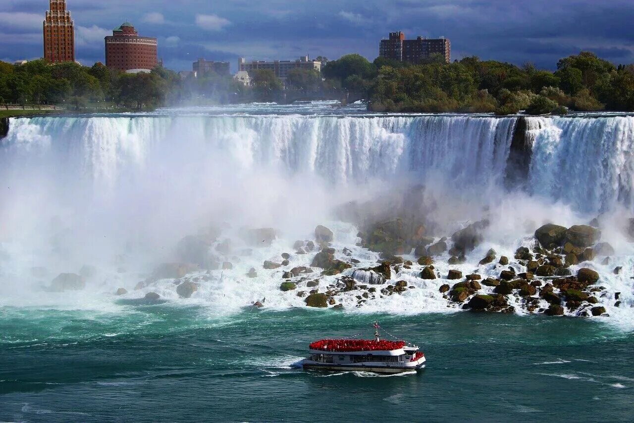 водопад на реке ниагара. американский водопад недалеко от торонто. торонто водопад ниагара. ниагарский водопад, канада, сша. ниагарский водопад (штат нью-йорк).