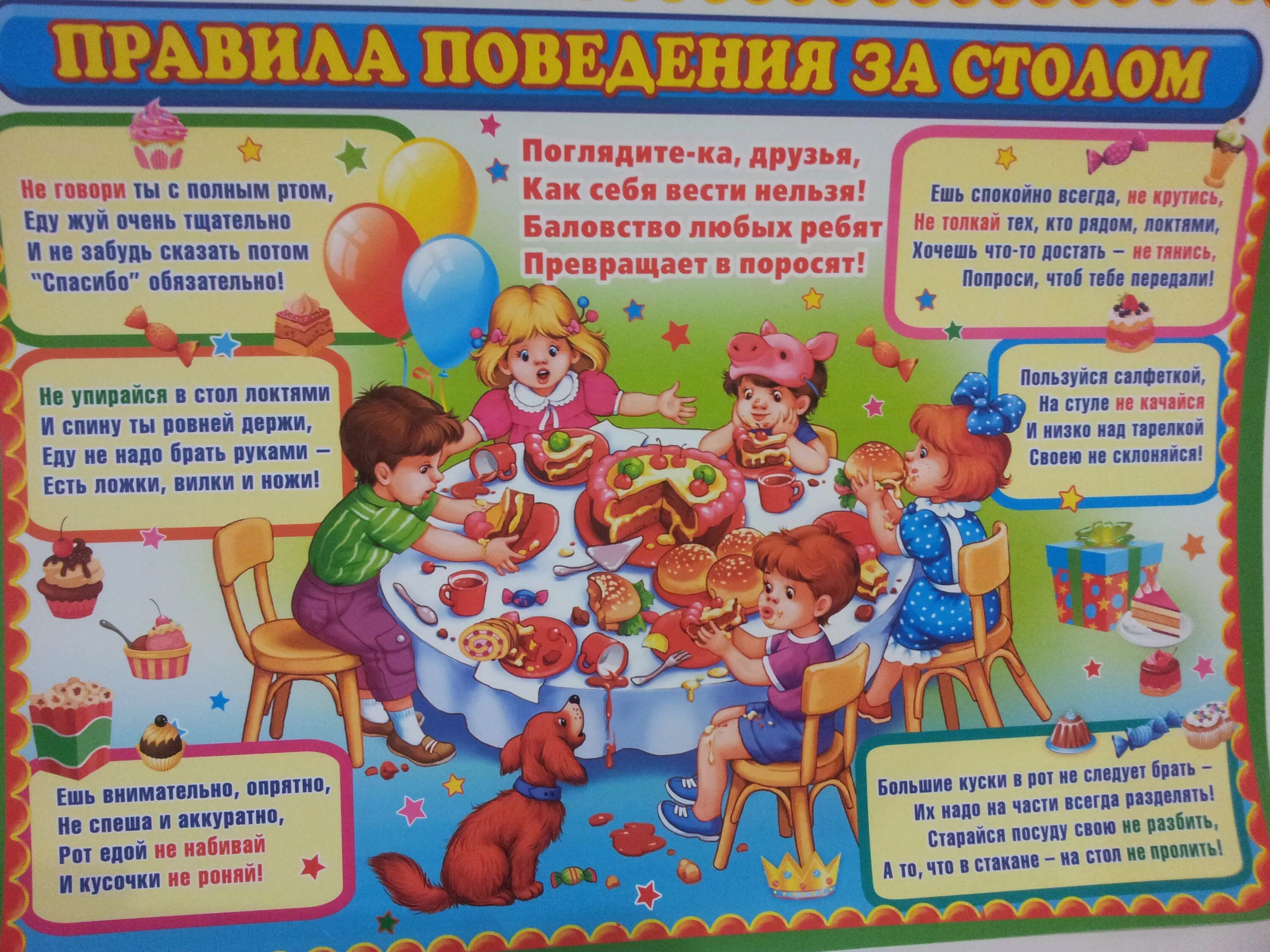 Оформить правила. Поведение за столом для детей. культура поведения за столом для дошкольников. правила поведения за столом для детей. этикет за столом для детей.