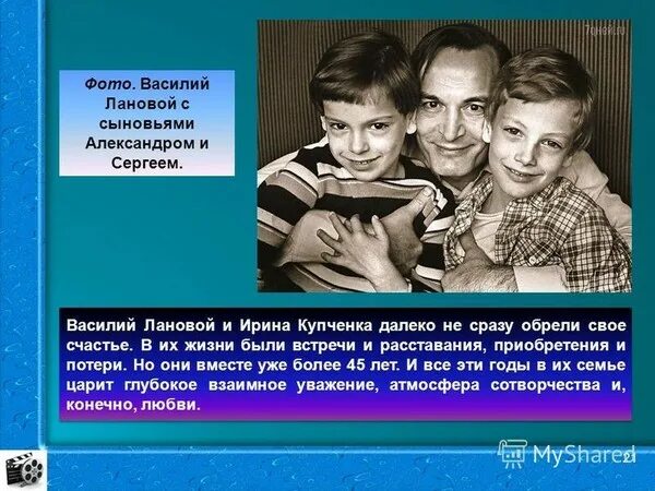 Как Табаков, Хабенский, Лановой служат со своими женами на одной сцене