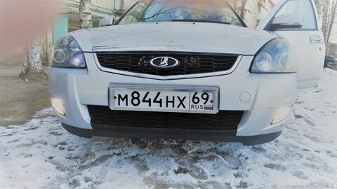 Клыки бампера приора