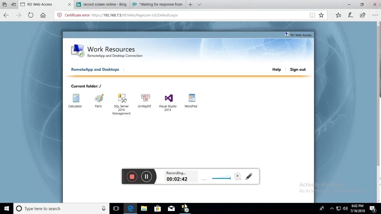 Remote access services. Windows server 2019 как сделать remoteapp. remoteapp web access. remote desktop services. windows 2019.