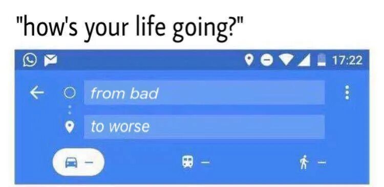 Life is going well. How is your life. how&#039;s life.