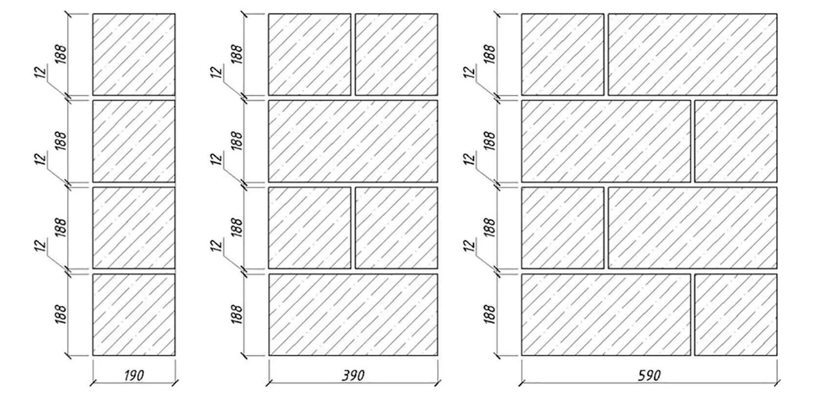 Размеры стен газобетона. Схема кладки керамзитобетонных блоков в блок. Стеновые керамзитоцементные блоки толщина. Толщина керамзитобетонных блоков для перегородок. Толщина кладки керамзитобетонных блоков.