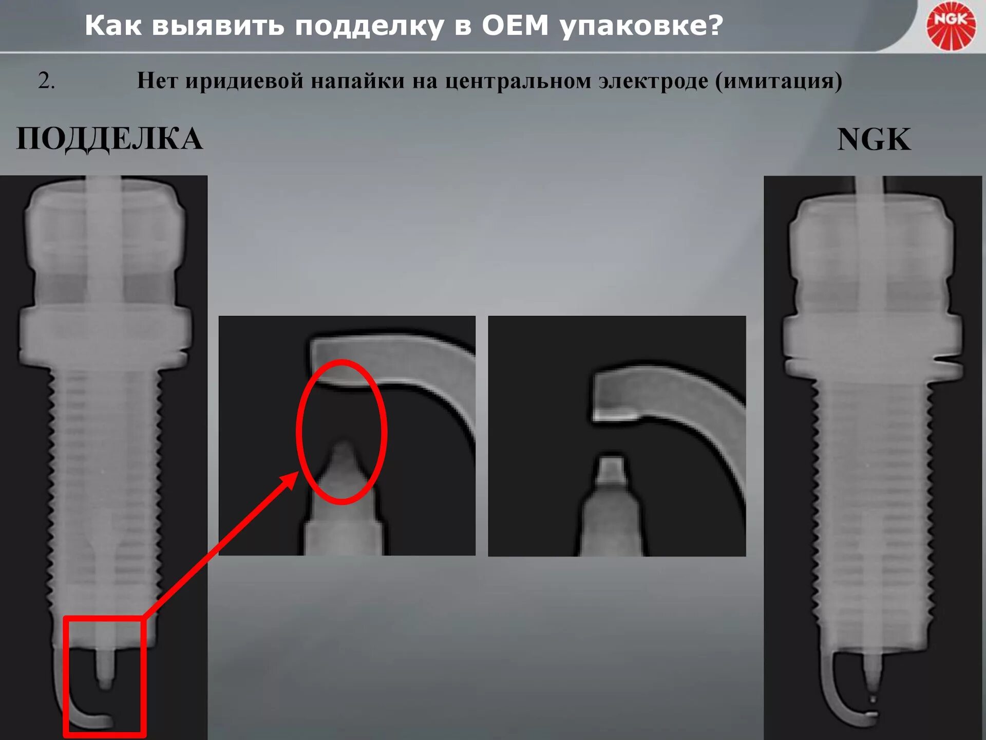 Как проверить иридиевую свечу на подлинность