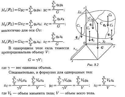 Момент силы центр тяжести 9 класс задачи