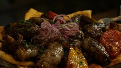 Ханский шашлык из печени