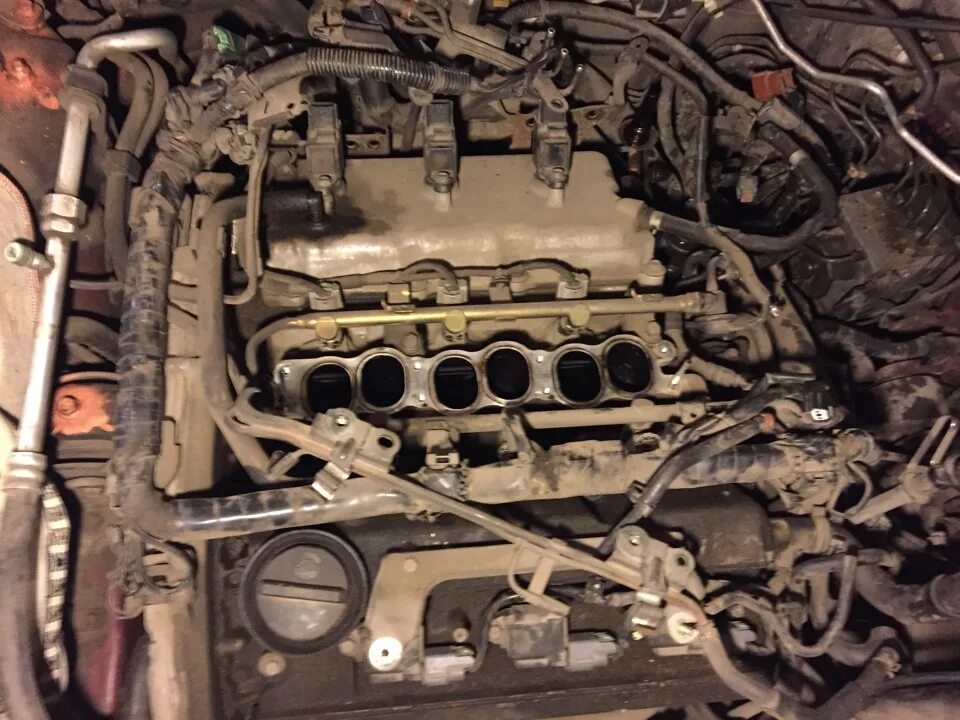 Как снимать головку на модели nissan cefiro Замена прокладок клапанных крышек Nissan Maxima V (A33), 3 л, 2001 года визит