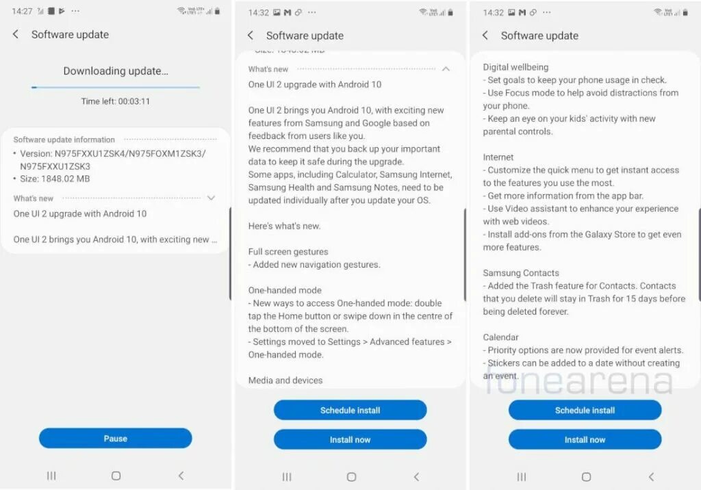 Когда выйдет обновление one ui. Обновление one ui 2. samsung galaxy s10 версия андроид. программа заметки для самсунг. обновление one ui 5.1.