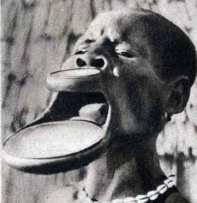 Нос в древности. Африканки с тарелкой в губе. Африканцы с тарелкой в губе. Африканские женщины с тарелкой в губе.