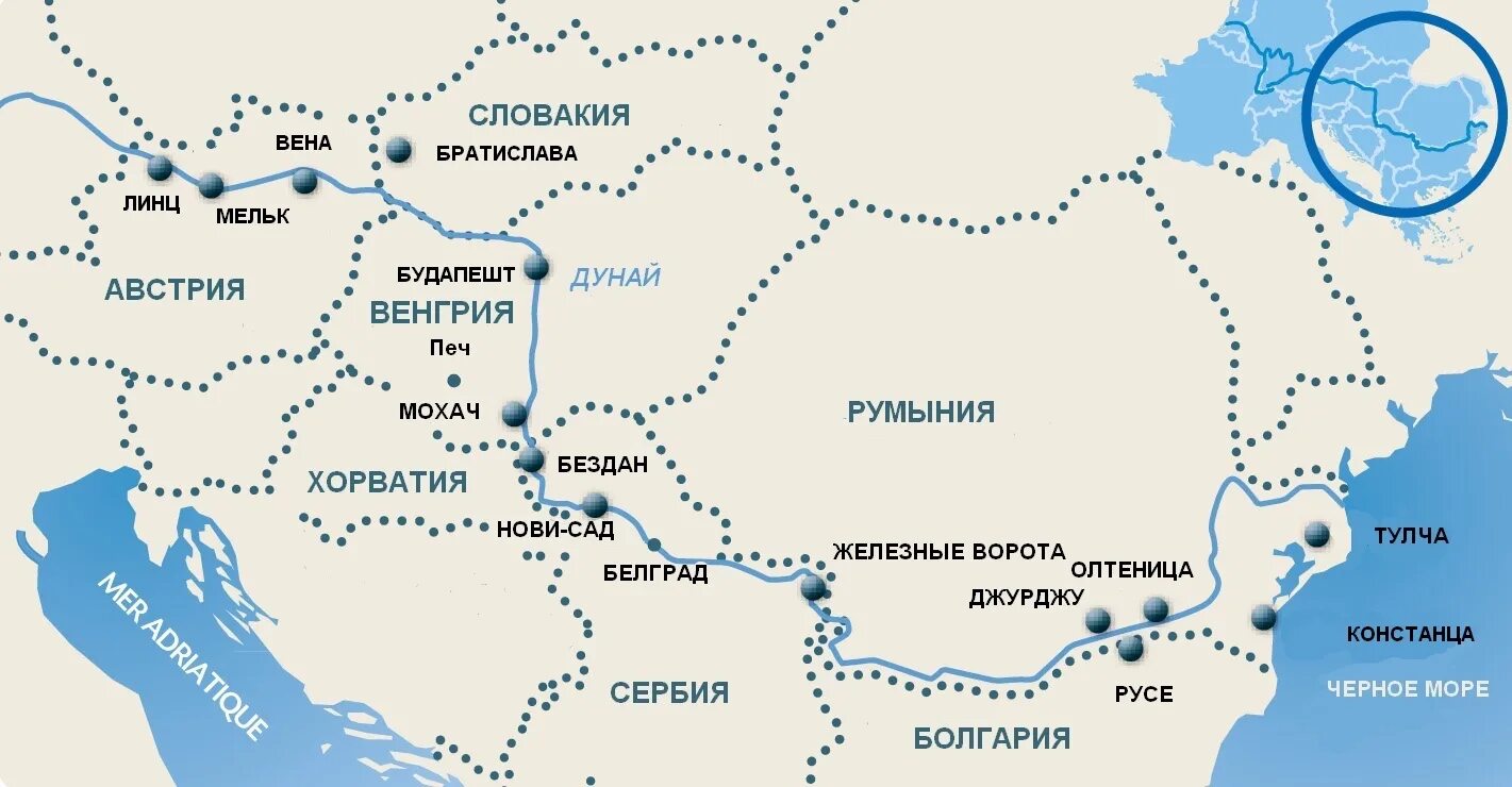 Морской путь от устья дуная до азии. Рейн майн Дунай канал на карте. Порты Дуная на карте. Канал Дунай - чёрное море (Румыния). Дунай впадает в черное море на карте.