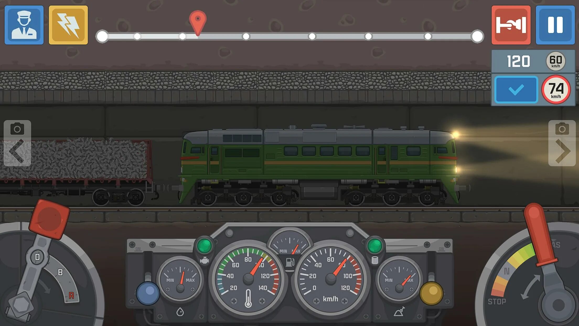 Train simulator игра 2d