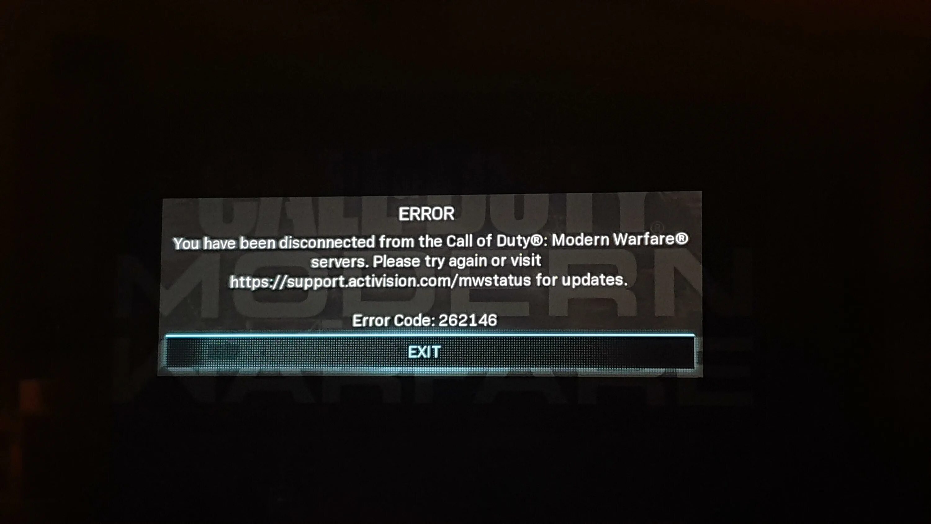 Код ошибки 0x887a0005 Call of Duty. Call of Duty Modern Warfare ошибка установки. Modern Error. Кол оф дьюти ошибка с символами.