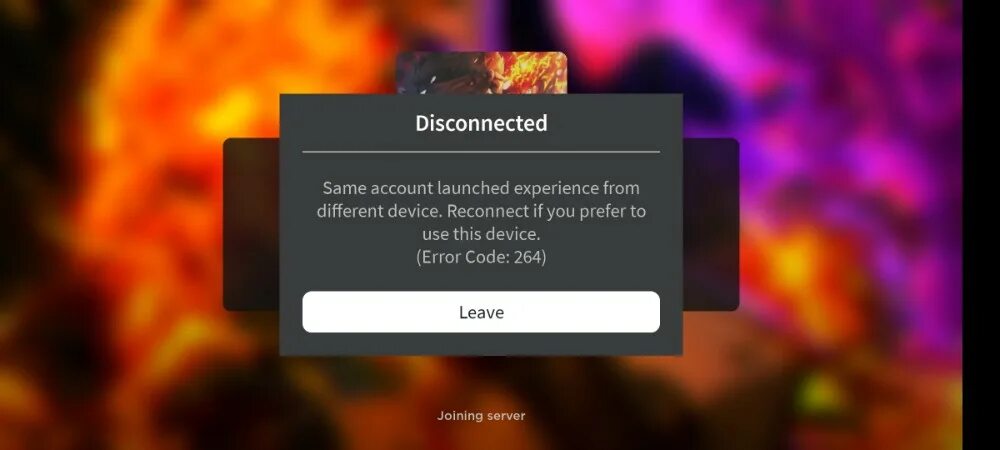 Same account launched game from different