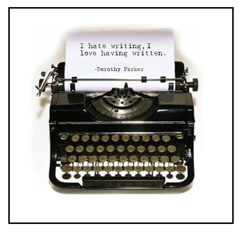 I hate write