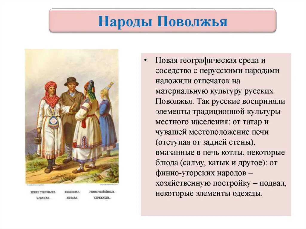 Занятия народов поволжья в 17 веке. Народы Поволжья русские традиции. Народы Поволжья XVII век. Нерусские народы Поволжья. Исторические народы Поволжья.