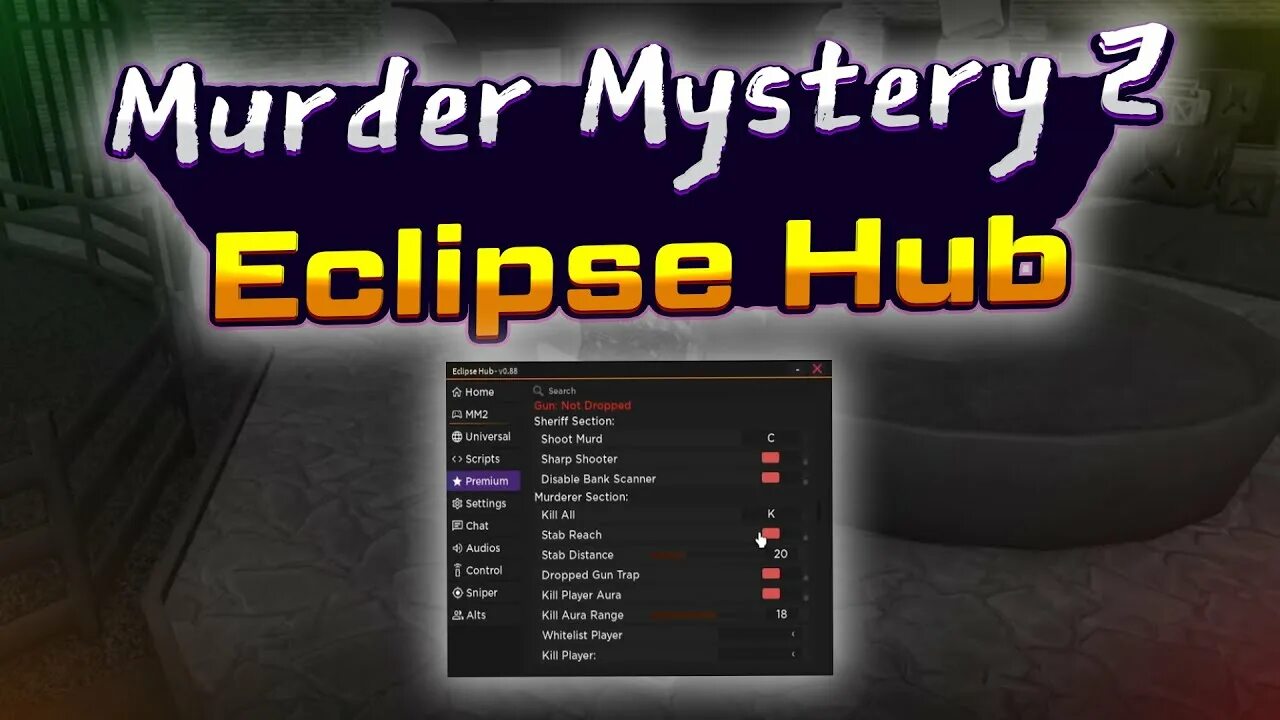 Eclipse hub mm2. Murder mystery 2 script. eclipse hub.