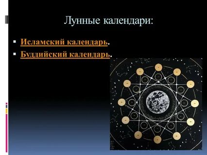 Первый лунный календарь