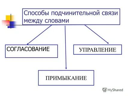 Какой способ связи в словосочетании увидел его