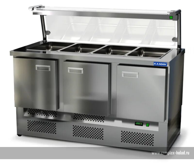 01. Охлаждаемый бар. Охлаждаемый бар. Салат-бар охлаждаемый. Tecfrigo 42024.