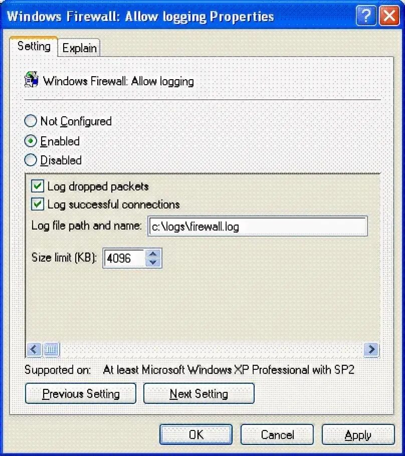 Logging disabled. Logging disabled