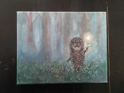 Рисуем ежика в тумане