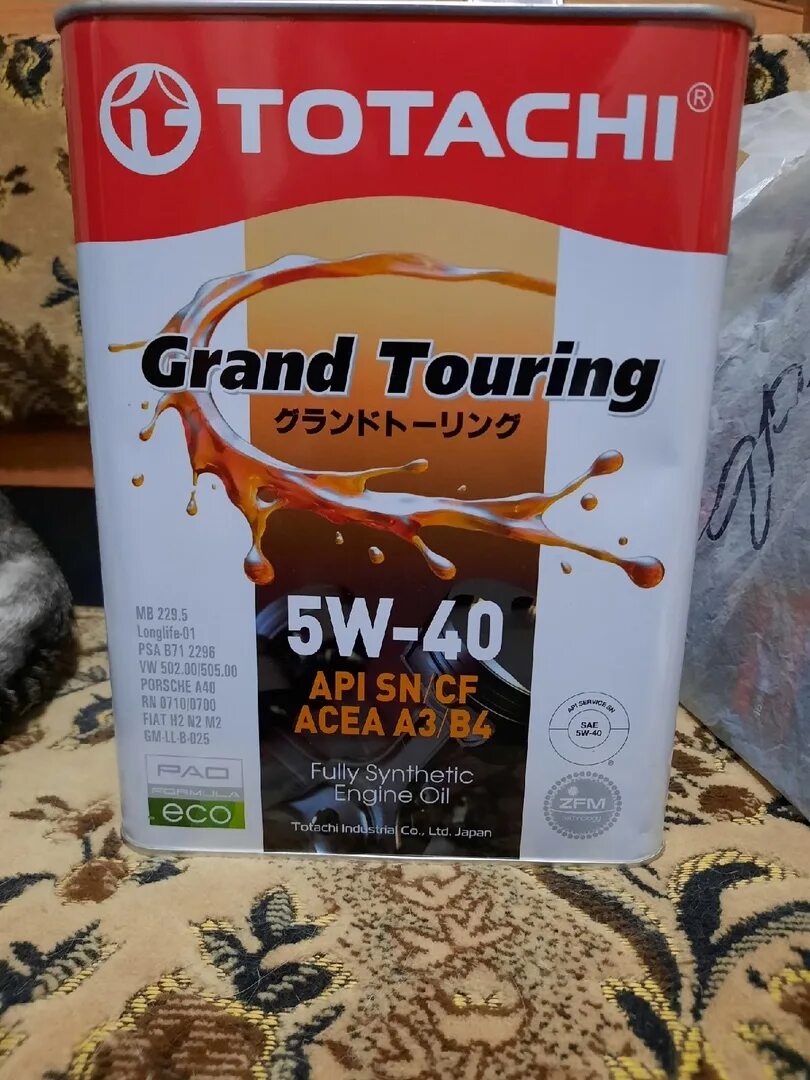 Totachi grand touring 5w 40. Масло TOTACHI 5w40 Grand Touring. Моторное масло тоташи Грант туринг 5w40 тест.