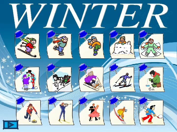 Winter holidays activity. Winter activities. зимние виды спорта на английском языке. зимние виды спорта на английском карточки. домино зимние виды спорта.
