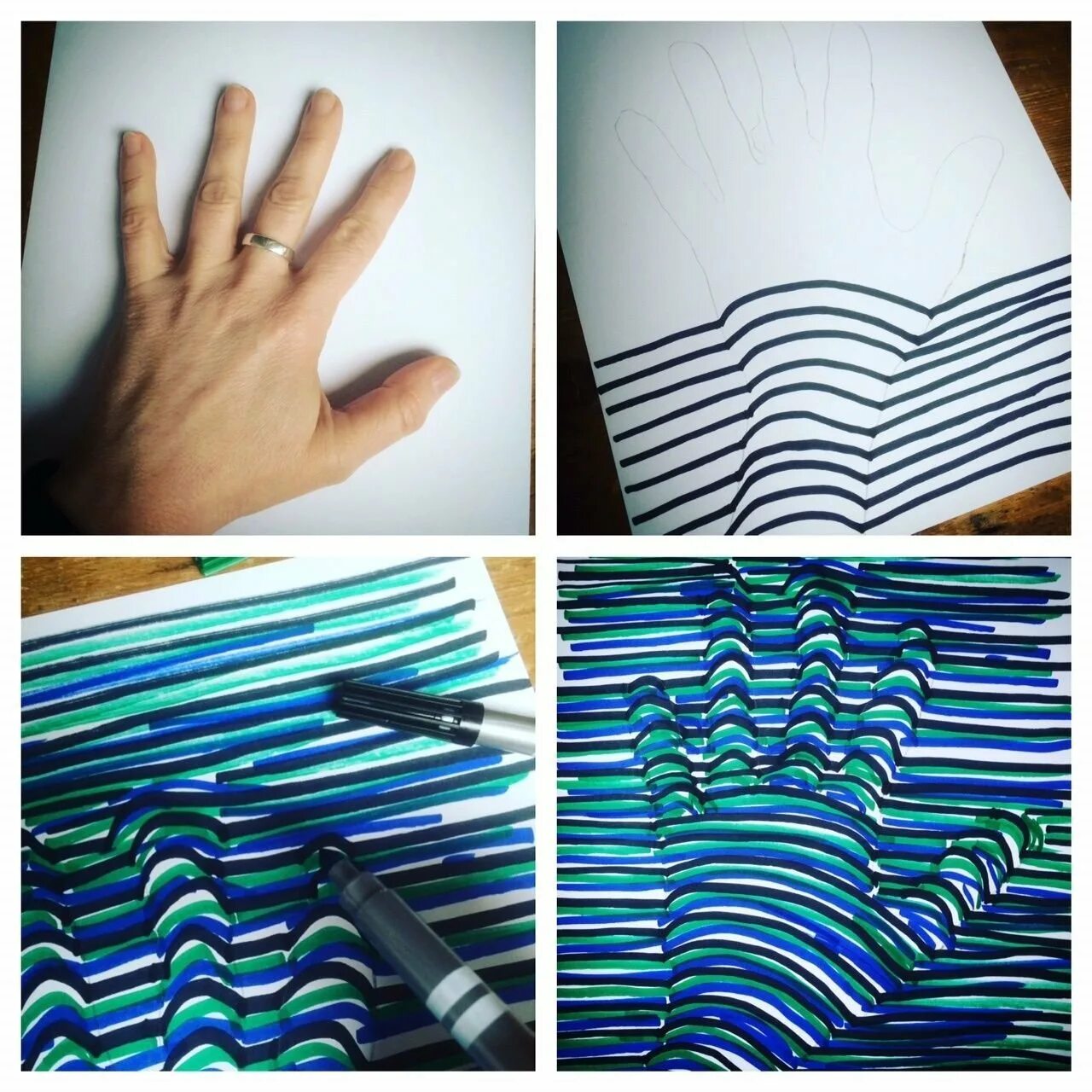 объемные рисунки. з д рука. з д рука. иллюзия рука на бумаге. объемные рисунки.