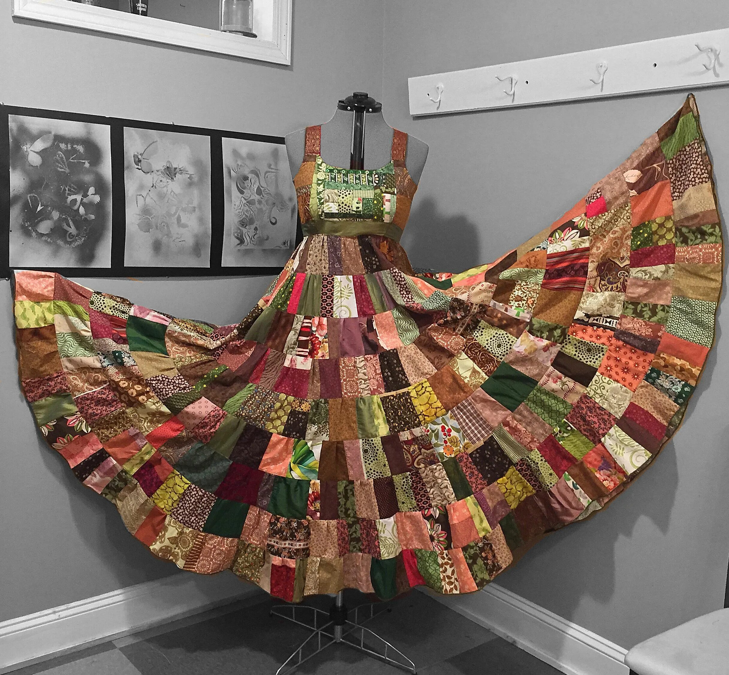 Жилетка пэчворк Марыся