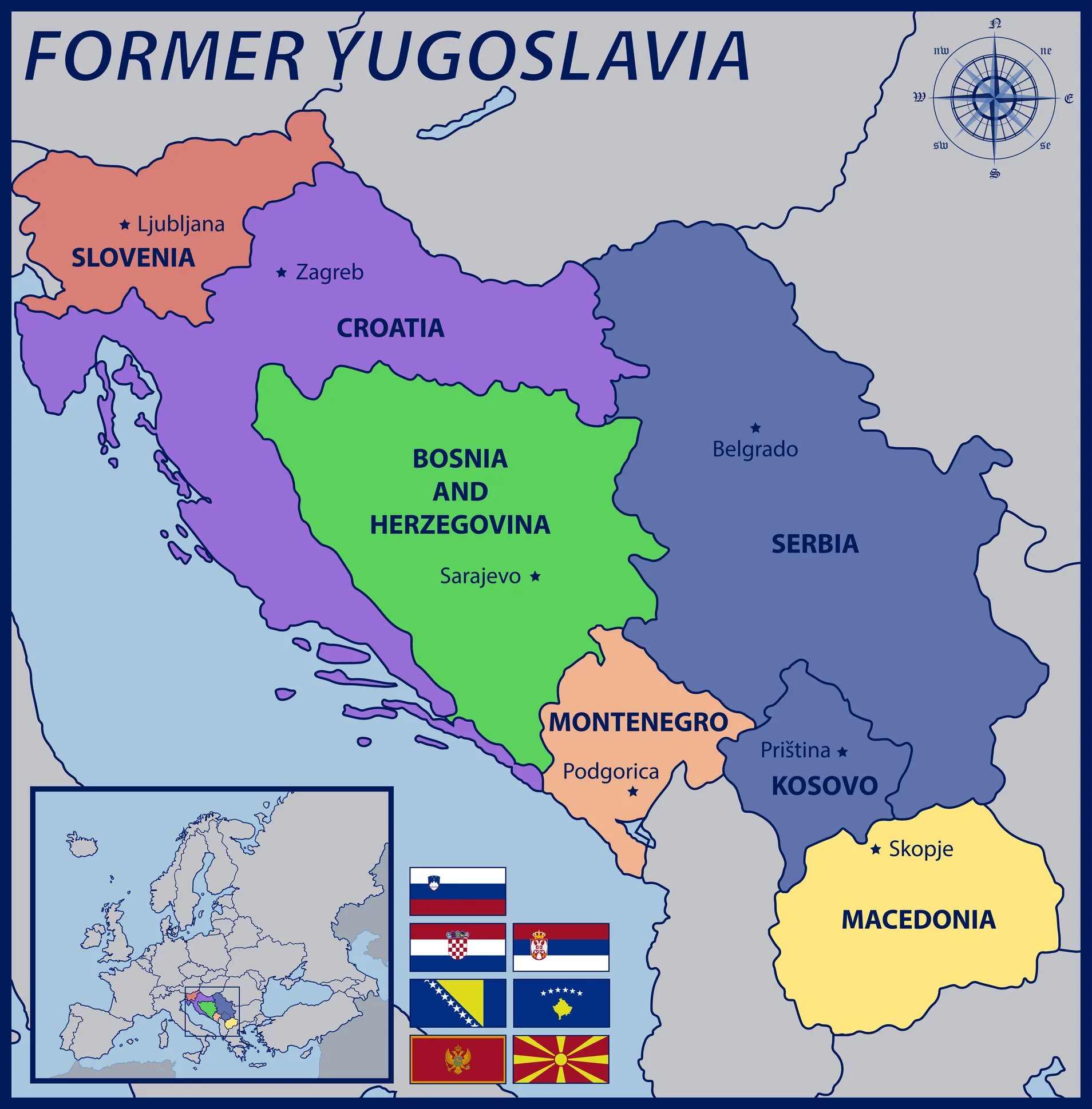 Югославия это сербия. Босния и Герцеговина бывшая Югославия. Флаги стран бывшей Югославии. Республики бывшей Югославии на карте. Сербия и Югославия на карте.