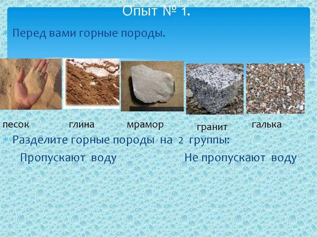 Горные породы пропускающие воду. Водоупорные горные породы. Непроницаемые горные породы. Мраморная глина. Глина пропускает воду