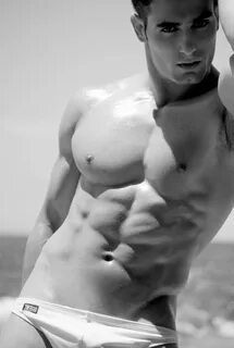 Male Images in Black and White 1868 - Shirtless Beauty GAY SEXY HOT ABS_OF_...