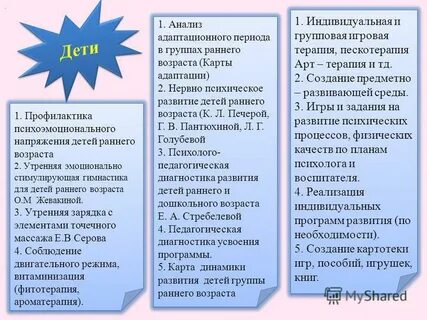 Диагностика развития детей раннего возраста