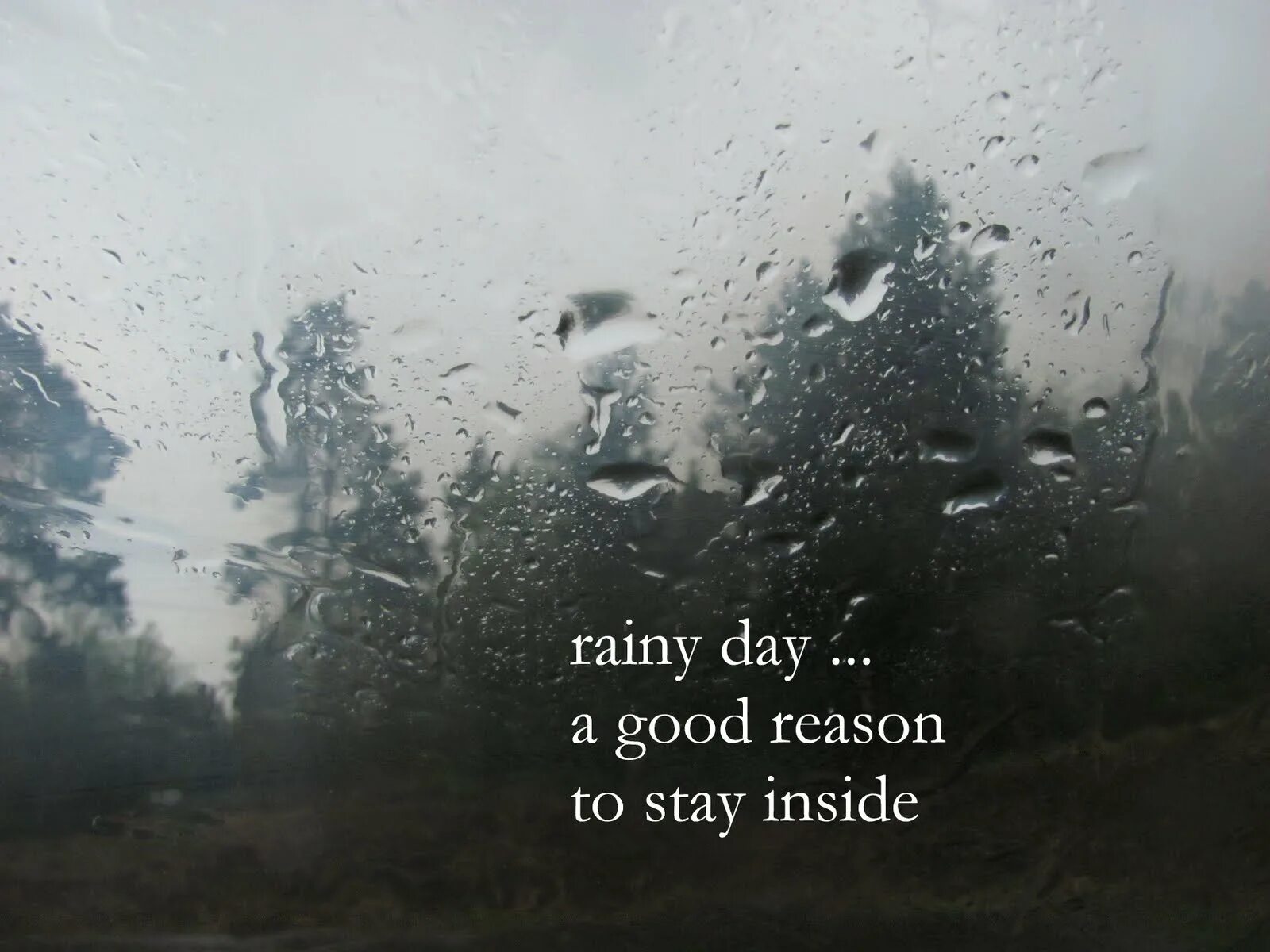 Listen it is raining