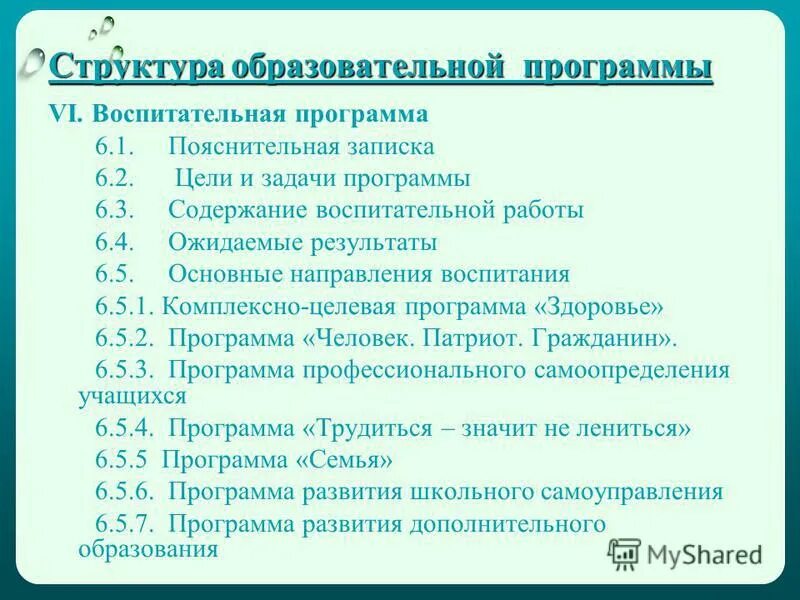 Программа 6.4 4 класс. Программа 6.4 4 класс