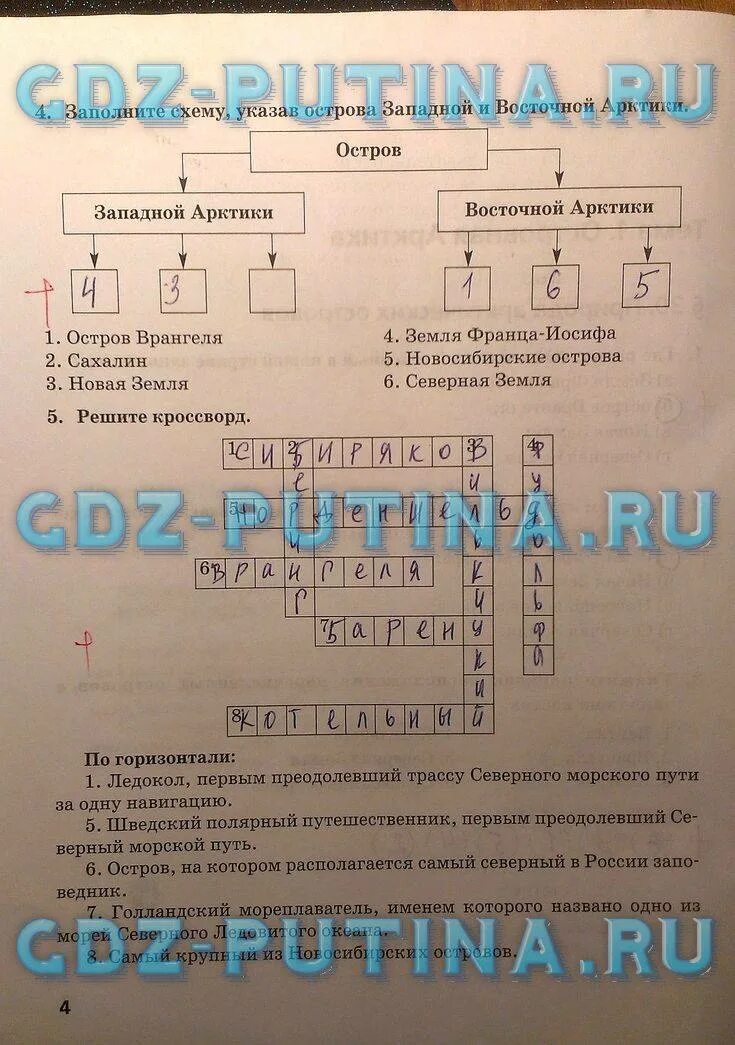 Учебник домогацких 8 класс ответы. Домогацких е.м.,Домогацких е.е. география 8кл.р/т. География 8 класс домогацких4. Заполни схему указав острова Западной и Восточной Арктики. Работа 4 география 8 класс.