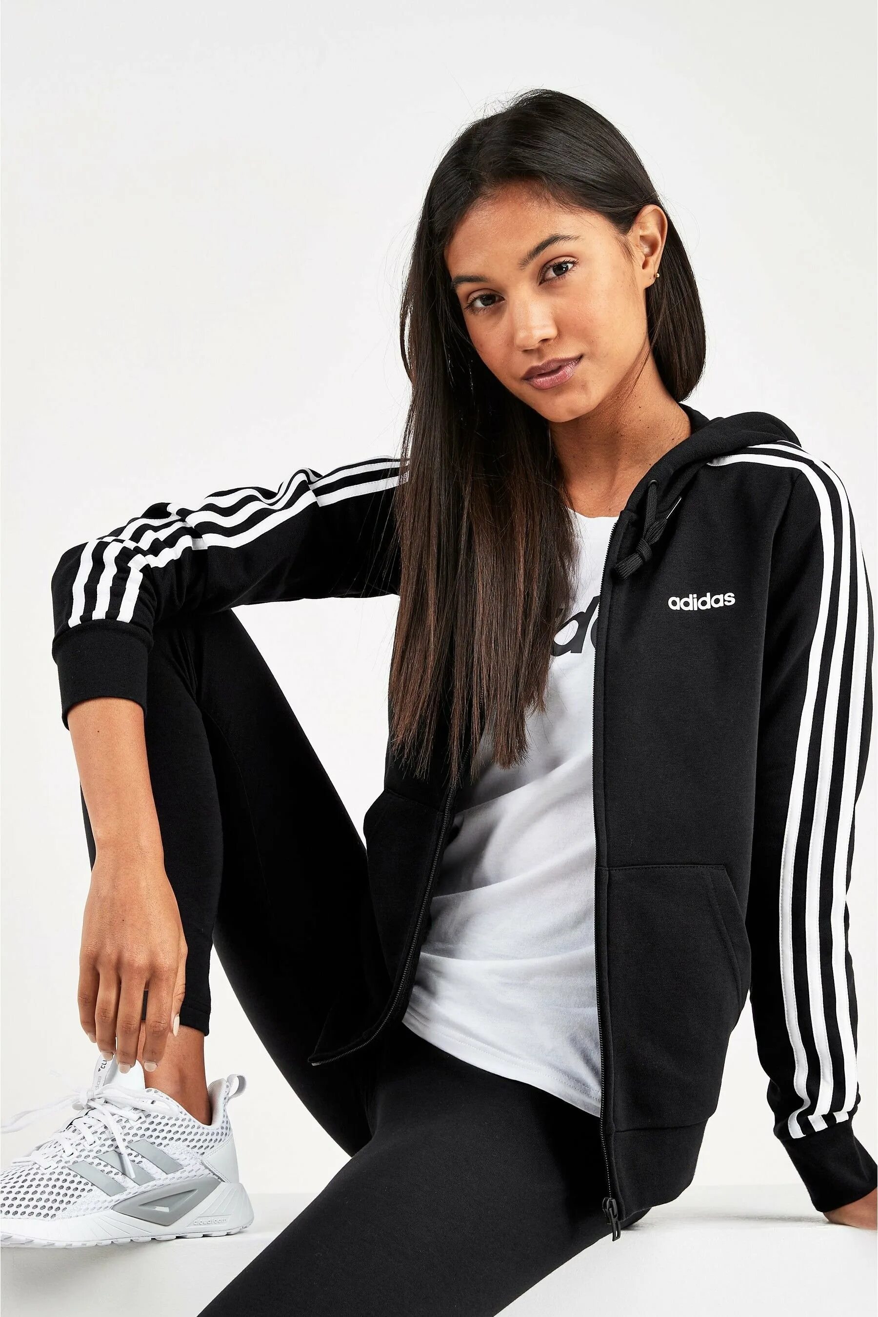 Спортивная кофта адидас женская126927435. Zip Hoodie adidas женский. Адидас кофта w 3 s. Адидас ориджинал женский костюм адидас. Черная спортивная кофта