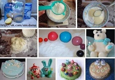 Как делать мастику для торта