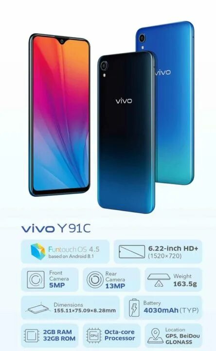Huawei y91 характеристики. Vivo y91c. смартфон vivo v91. виво v 91c. vivo 91c характеристики.