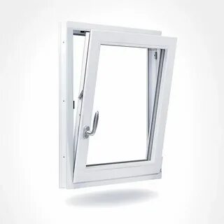 Открытое пластиковое окно