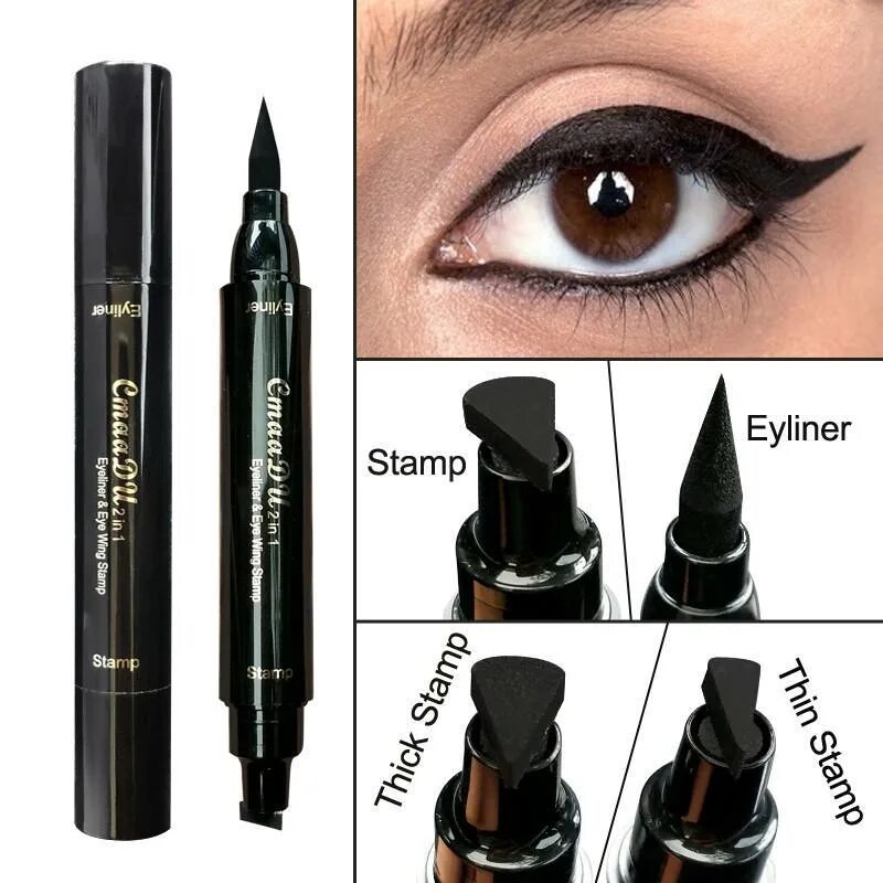 Qiaoanna подводка 2 для глаз. Eyeliner подводка 2 way quick Qiaoanna. Cmaadu подводка для глаз. Wing Liner подводка.