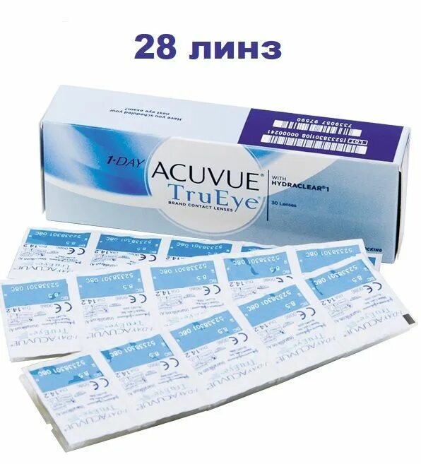 Линзы упаковка. Линзы Acuvue. Линзы ТРУАЙ. Acuvue 1 Day.